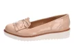 Beżowe lordsy na platformie buty Vices 783-14