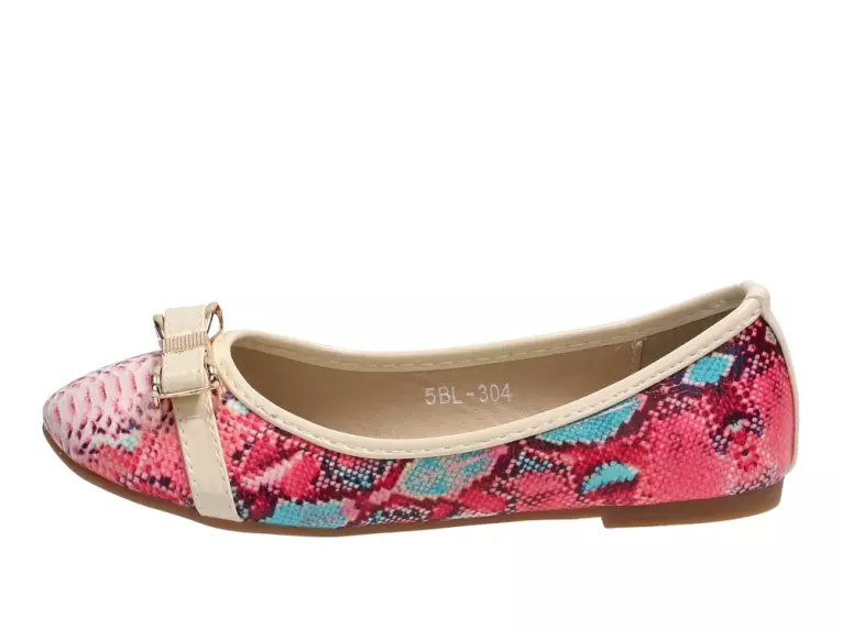 Buty dziecięce balerinki Badoxx 304 Koral