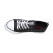 Czarne trampki damskie ze skóry eko BIG STAR KK274096