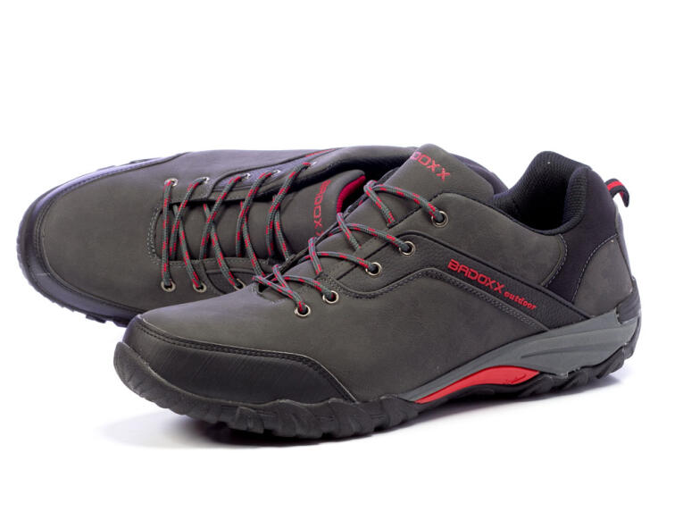 -30% Buty męskie szare Badoxx Trekking 6611
