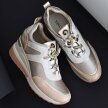 Złote sneakersy półbuty damskie VINCEZA 10670