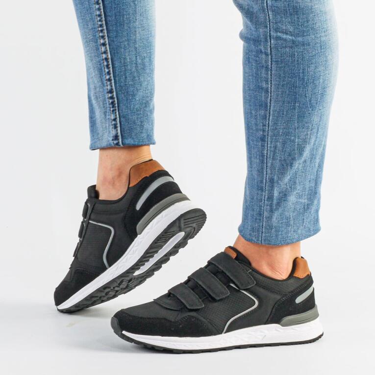 Sportowe buty damskie AMERICAN CLUB AA01/21 BK