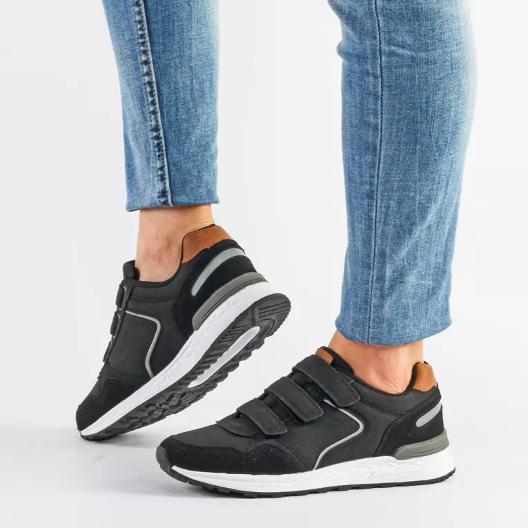 Sportowe buty damskie AMERICAN CLUB AA01/21 BK