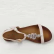 Beżowe płaskie sandały damskie S.BARSKI 5541-42