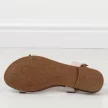 Beżowe płaskie sandały damskie S.BARSKI 5541-42