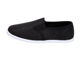 Slip On Czarne tenisówki dziecięce Wishot 042