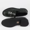Zielone loafersy damskie z eko skóry, mokasyny SERGIO LEONE BT196
