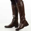 Brązowe kozaki damskie M.Daszyński Sa198-22A
