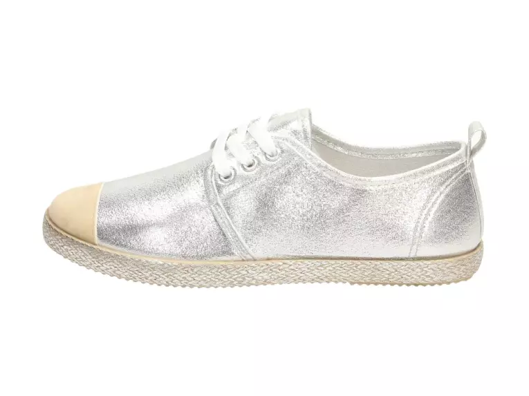 Srebrne espadryle damskie Sabatina 2017-3