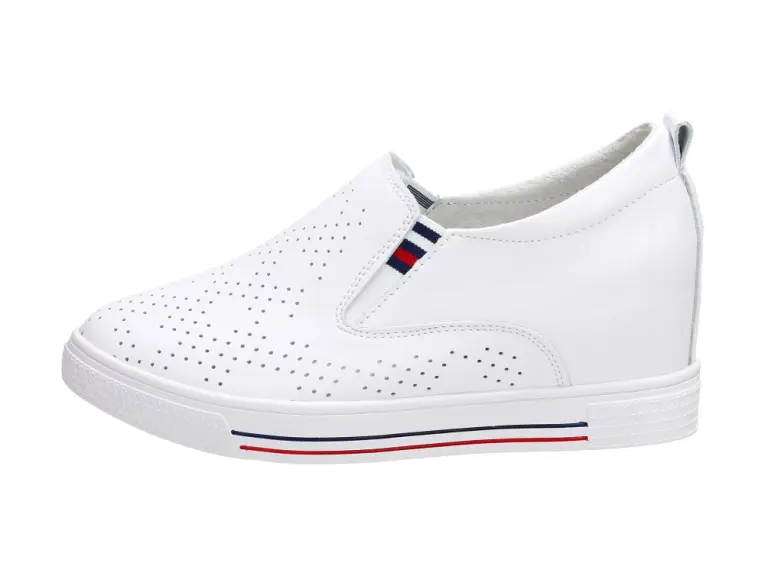 Białe sneakersy damskie FILIPPO DP1356 SKÓRA