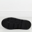 Czarne skórzane sneakersy damskie na platformie Filippo Dp6382/24