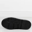 Czarne skórzane sneakersy damskie na platformie Filippo Dp6382/24