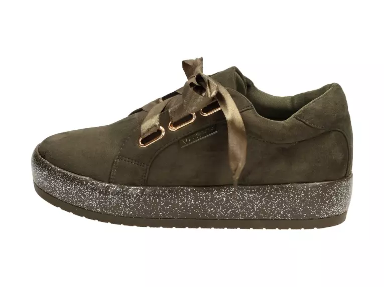 Crepersy, buty damskie Vices 2097-29 Khaki