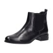 Czarne botki damskie na obcasie SERGIO LEONE BT532 PU