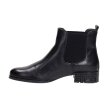 Czarne botki damskie na obcasie SERGIO LEONE BT532 PU