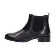 Czarne botki damskie na obcasie SERGIO LEONE BT532 PU