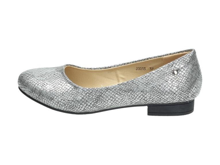 Ciemno szare baleriny buty damskie J.Star 0013