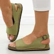 Khaki2 skórzane sandały damskie T.Sokolski 306