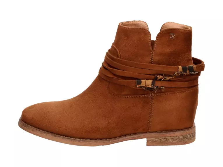 Botki damskie T.Sokolski Z20-112 Camel Zamsz