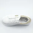 Białe skórzane sneakersy damskie na platformie Filippo Dp6058/24