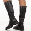 Czarne skórzane kozaki damskie DiA 52-837