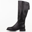 Czarne skórzane kozaki damskie DiA 52-837