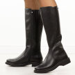 Czarne skórzane kozaki damskie Sergio Leone Kz25600S