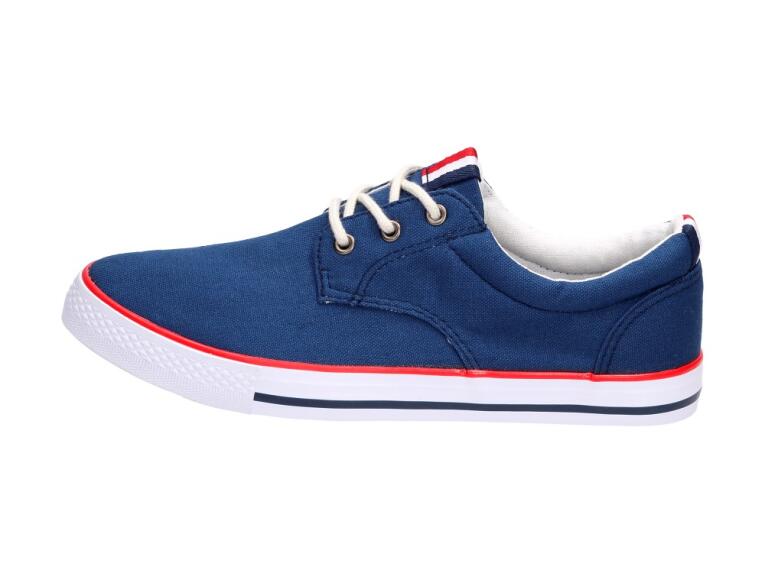 Granatowe trampki, buty męskie Wishot 113