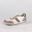 Różowe skórzane sneakersy damskie S.BARSKI 21575