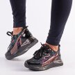 Czarne sneakersy półbuty damskie VINCEZA 10676