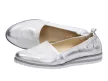 Slip On Srebrne Polskie buty Nicole 1961