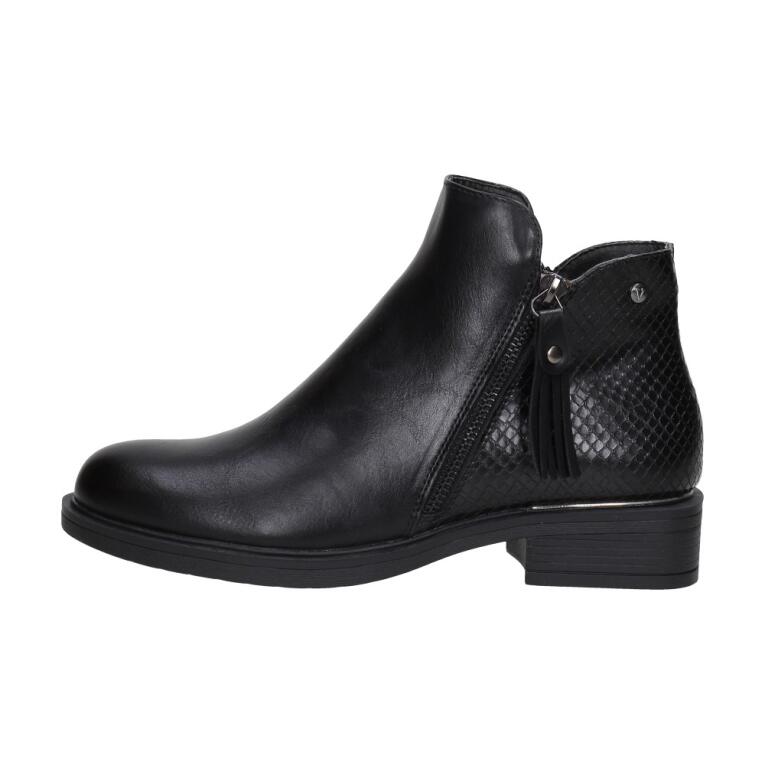 Czarne botki damskie VINCEZA 10768 PU