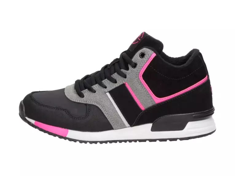 Czarne buty damskie na zimę McArthur Ul01