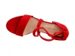 Czerwone sandały damskie SERGIO LEONE SK837