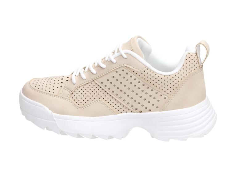 Beżowe sportowe buty damskie Kylie Crazy 8402