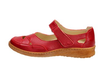 Czerwone POLSKIE sandały damskie DEONI D416
