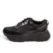Czarne sneakersy damskie POTOCKI 12029 GRUBY SPÓD