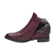 Bordowe botki damskie SABATINA DM21-13