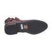 Bordowe botki damskie SABATINA DM21-13