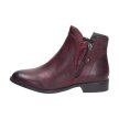 Bordowe botki damskie SABATINA DM21-13