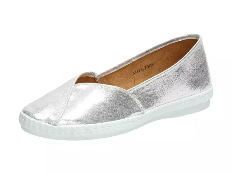 Srebrne tenisówki, buty damskie McKeylor 7908