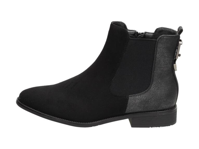Czarne botki damskie, sztyblety Filippo 438/17