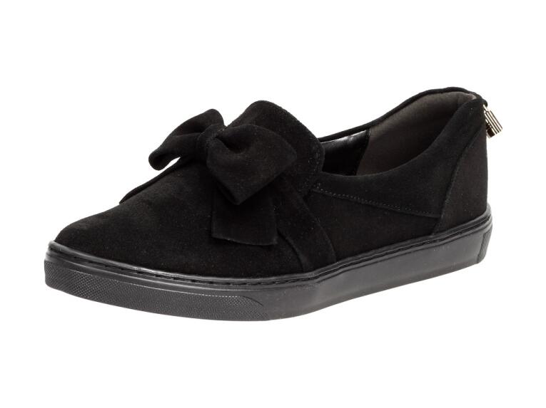 Czarne Polskie buty damskie Nicole 2051 Welur