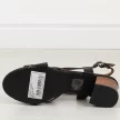 Czarne sandały damskie na obcasie T.Sokolski L24-137