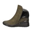 Botki damskie na koturnie JEZZI 2131-6 KHAKI