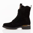Czarne skórzane botki damskie Filippo Dbt7221/25