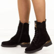 Czarne skórzane botki damskie Filippo Dbt7221/25