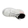 Srebrne botki dla dziewczynki NAVY DOT 61060