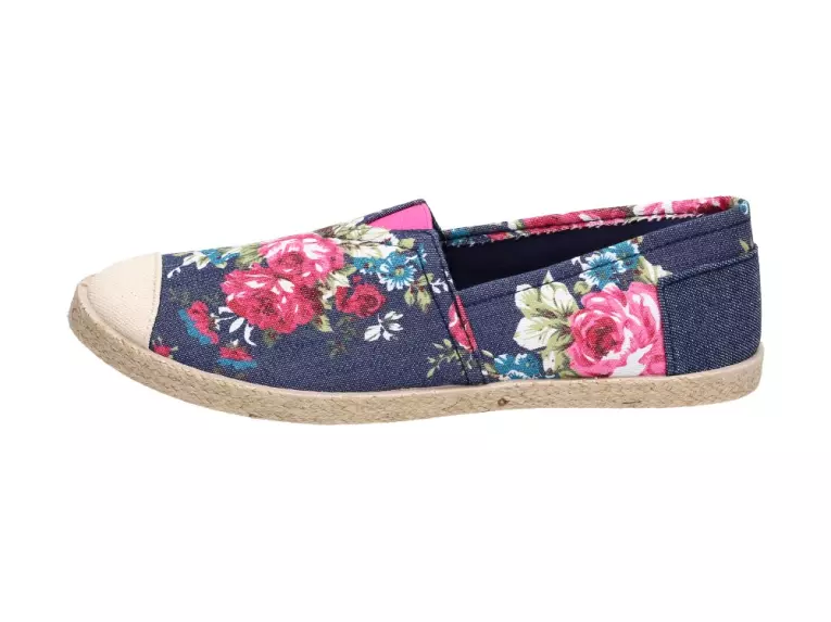 Slip On Granatowe tenisówki damskie Wishot 132