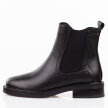 Czarne skórzane botki damskie DiA 52-018